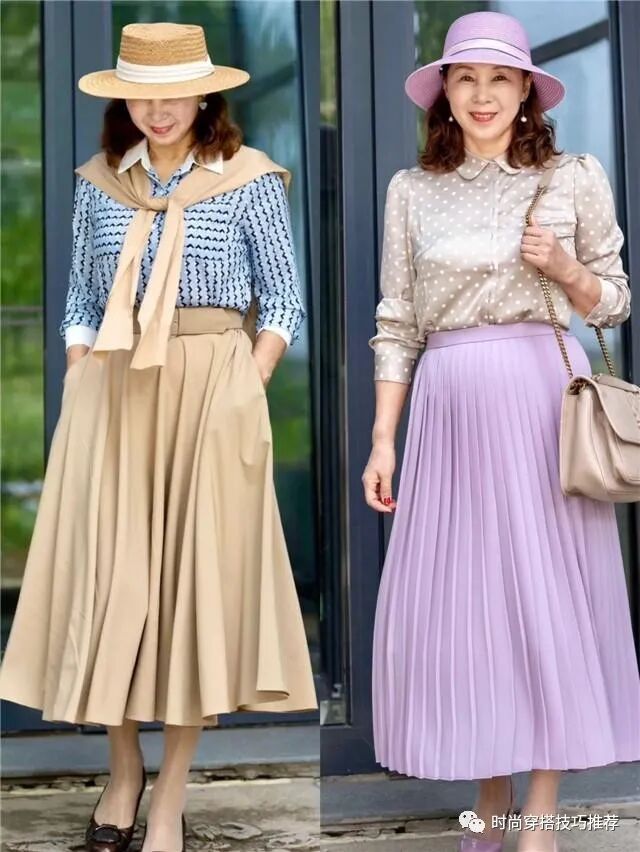 50岁女人穿什么裙子显气质?建议多穿这4条 高级还时髦!(2)