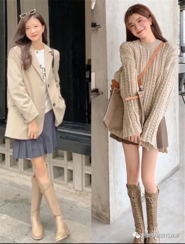米色靴子秋冬怎么搭配好看 掌握这优雅三步骤 绽放你的女性魅力(2)