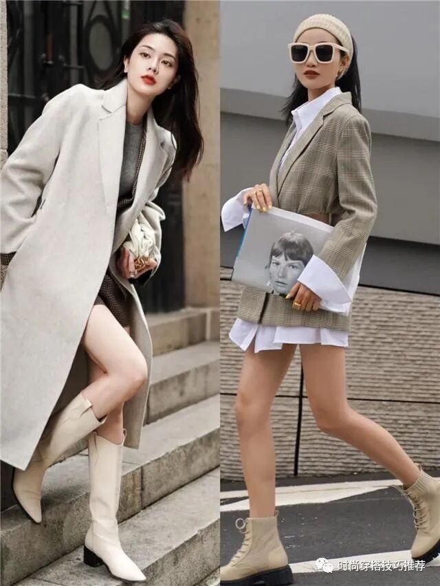 米色靴子秋冬怎么搭配好看 掌握这优雅三步骤 绽放你的女性魅力(2)