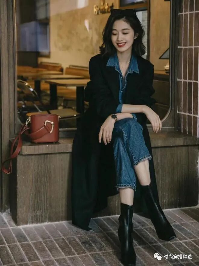 今年流行什么样靴子 马丁靴out了 无痕靴火了,优雅又高级(4)